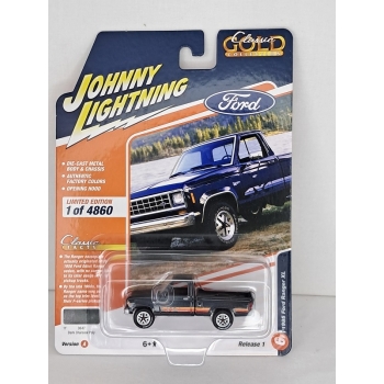 Johnny Lightning 1:64 Ford Ranger 1985 dark charcoal